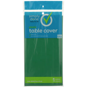 Plastic Table Cover  Green