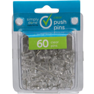 Push Pins  Clear