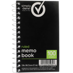 Ruled Memo Book