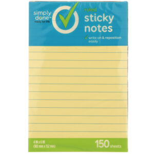 Ruled Sticky Notes