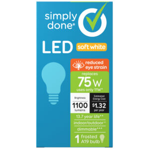 Simply Done 11 Watts Soft White Frosted LED Light Bulb 1 ea