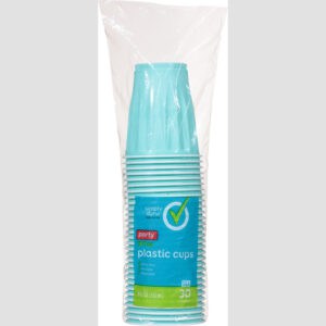 Simply Done 16 Fluid Ounce Blue Party Plastic Cups 30 ea