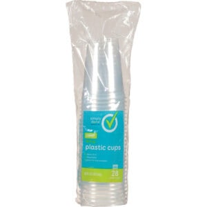 Simply Done 16 Fluid Ounce Clear Plastic Cups 28 ea
