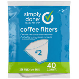 Simply Done #2 Coffee Filters 40 ea