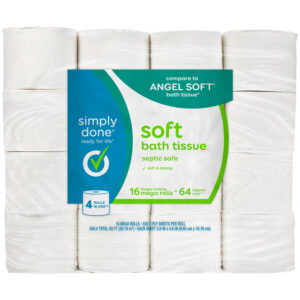 Simply Done 2-Ply Soft Bath Tissue Mega Rolls 16 ea