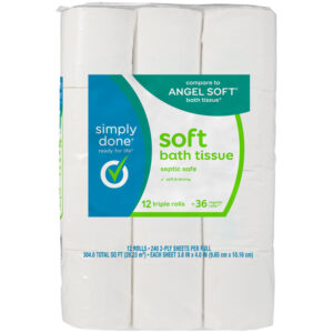 Simply Done 2-Ply Soft Triple Rolls Bath Tissue 12 ea