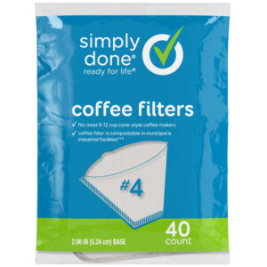 Simply Done #4 Coffee Filters 40 ea