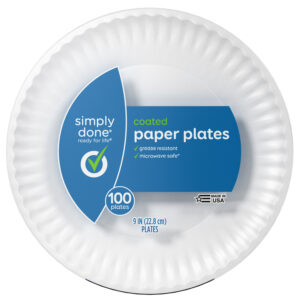 Simply Done Coated Paper Plates 100 ea