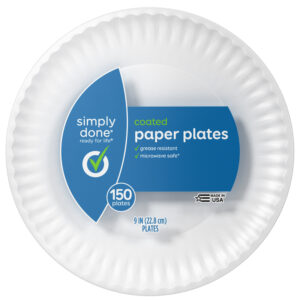 Simply Done Coated Paper Plates 150 ea