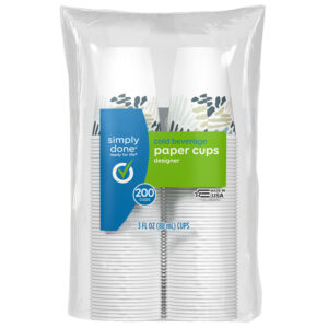 Simply Done Cold Beverage Designer Paper Cups 200 ea