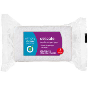 Simply Done Delicate Scrubber Sponges 3 ea
