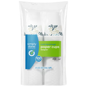 Simply Done Designer Cold Beverage Paper Cups 100 ea