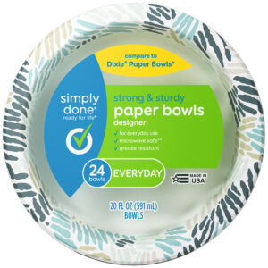 Simply Done Everyday Paper Bowls 24 ea