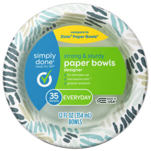 Simply Done Everyday Strong & Sturdy Paper Bowls 35 ea