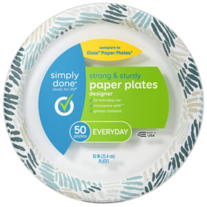 Simply Done Everyday Strong & Sturdy Paper Plates 50 ea