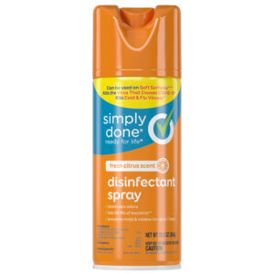 Simply Done Fresh Citrus Scent Disinfectant Spray 12.5 oz