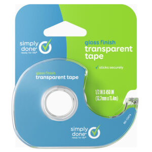 Simply Done Gloss Finish Transparent Tape 1 ea