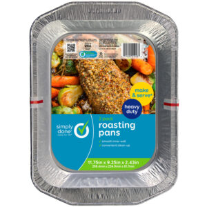 Simply Done Heavy Duty Roasting Pans 2 ea