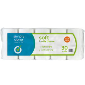 Simply Done Soft Bath Tissue Club Pack 30 ea