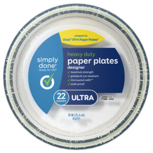 Simply Done Ultra Designer Heavy Duty Paper Plates 22 ea