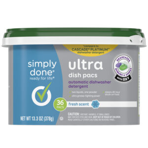 Simply Done Ultra Fresh Scent Dish Pacs 36 ea