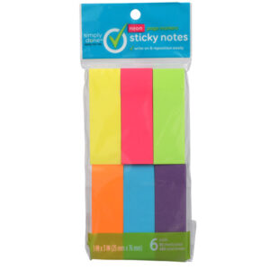 Sticky Notes Page Markers  Neon