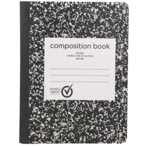 Wide Ruled Composition Book