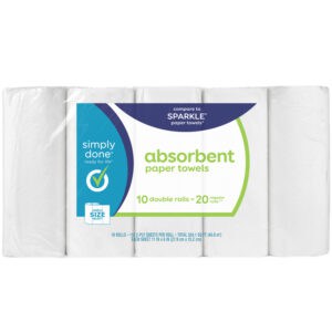 Simply Done Absorbent Paper Towels 10 Rolls
