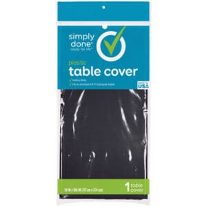 Simply Done Plastic Table Cover 1 Each