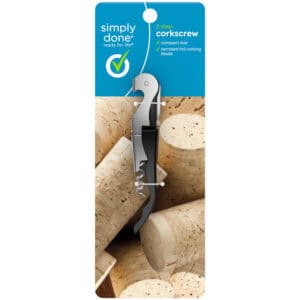 Simply Done 2-Step Corkscrew 1 Each