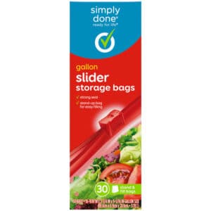 Simply Done Gallon Slider Storage Bags 30 Bags