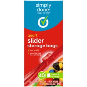 Simply Done Quart Slider Storage Bags 40 Bags