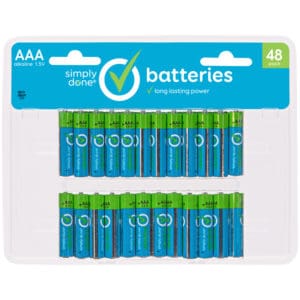 Simply Done AAA Alkaline Batteries 48 Pack