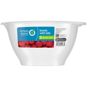 Simply Done Bowls with Lids 3 Sets