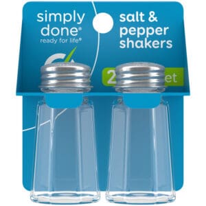Simply Done Salt & Pepper Shakers 2 Each