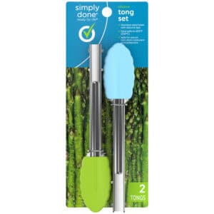 Simply Done Silicone Tong Set 2 Each