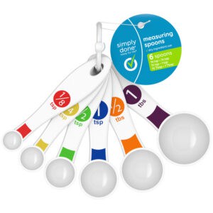 Simply Done Measuring Spoons 6 Each