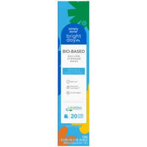 Simply Done Bright Day Bio-Based Gallon Storage Bags 20 Bags